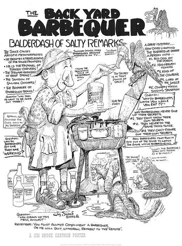 Back Yard Barbequer Poster