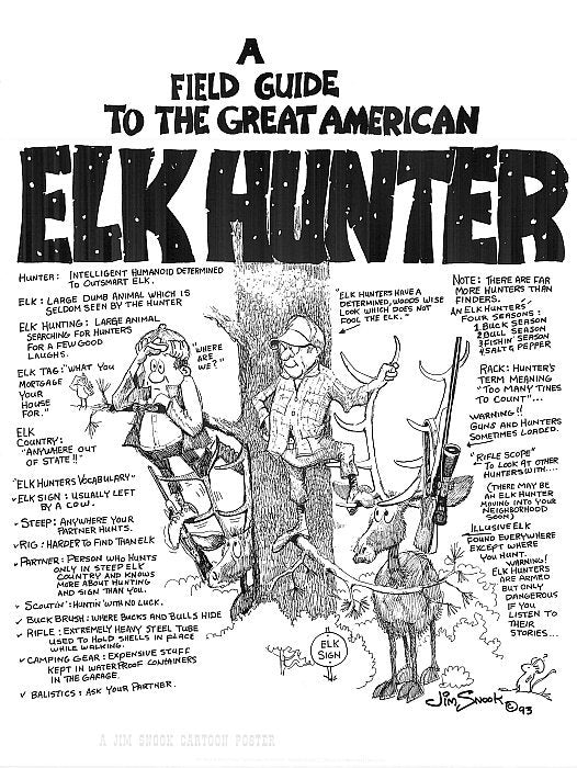 Elk Hunter Poster
